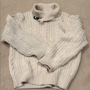 Cozy Cream Cable Knit Sweater